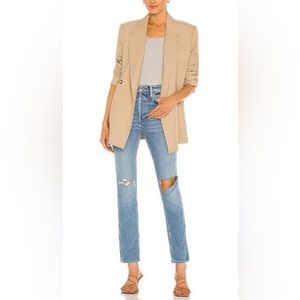 REDONE Straight Leg Rip Jeans